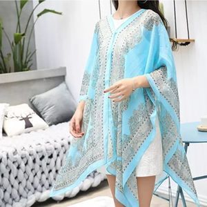 New Fashion Swimwear Cover Up  V Neck Ladies Beach Shawl  Anti Sun Sexy Cover Up